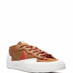 Nike Brown and Red Sneakers